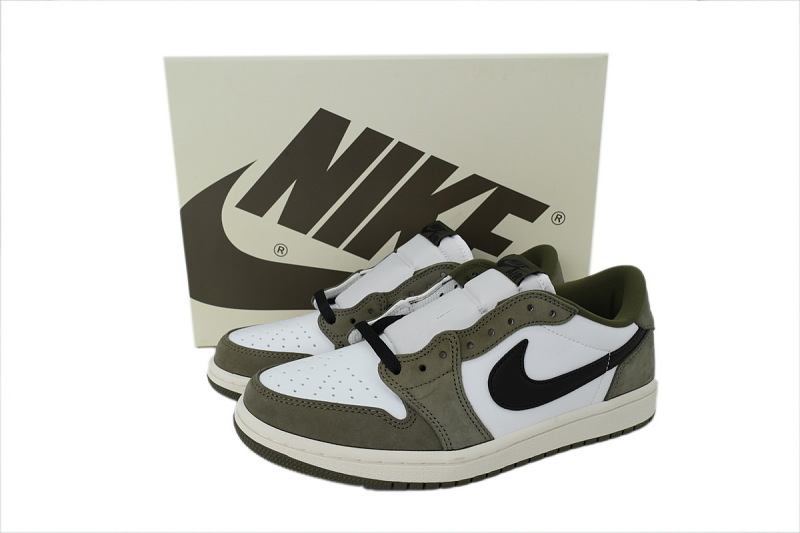 【AA1TA】绿色 乔丹1代低帮 HQ6998-200 Air Jordan 1 Retro Low OG 'Medium Olive'