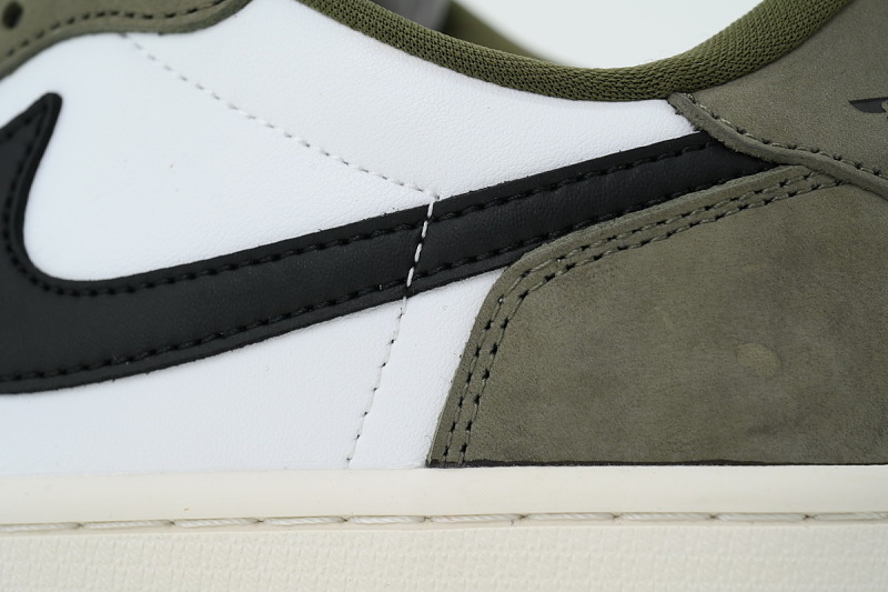 【AA1TA】绿色 乔丹1代低帮 HQ6998-200 Air Jordan 1 Retro Low OG 'Medium Olive'