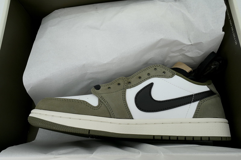 【AA1TA】绿色 乔丹1代低帮 HQ6998-200 Air Jordan 1 Retro Low OG 'Medium Olive'
