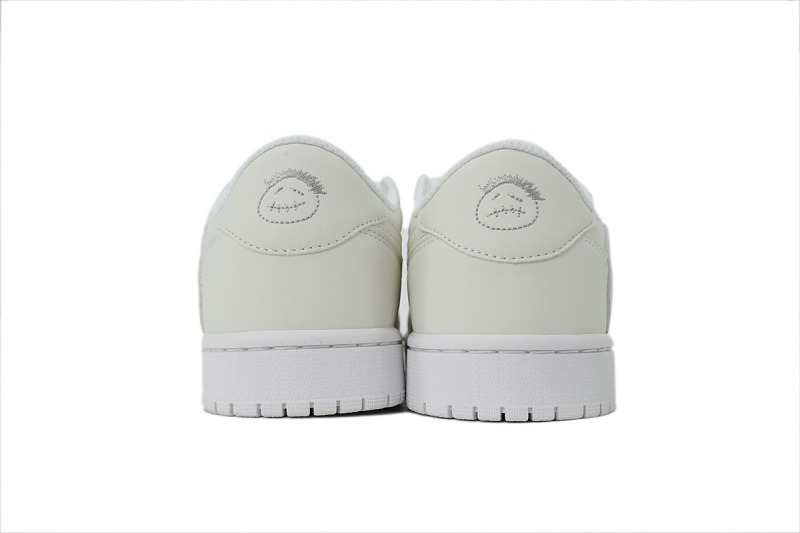 【AA1TA】纯白 乔丹1代低帮 TD1228-111 Travis Scott x Air Jordan 1 Retro Low OG SP 'Michael Rubin White Party'