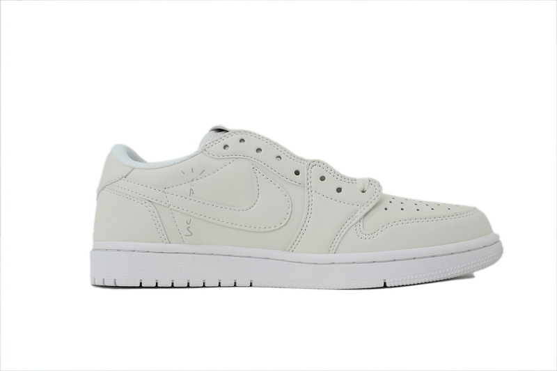 【AA1TA】纯白 乔丹1代低帮 TD1228-111 Travis Scott x Air Jordan 1 Retro Low OG SP 'Michael Rubin White Party'