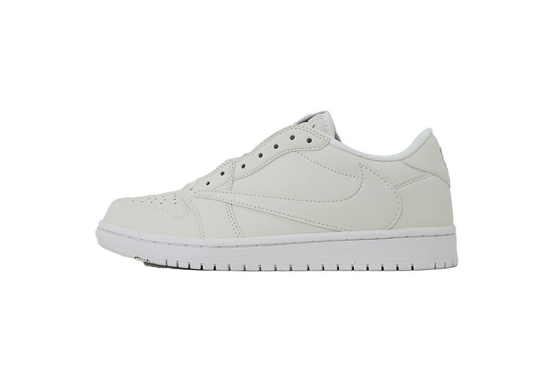 【AA1TA】纯白 乔丹1代低帮 TD1228-111 Travis Scott x Air Jordan 1 Retro Low OG SP 'Michael Rubin White Party'