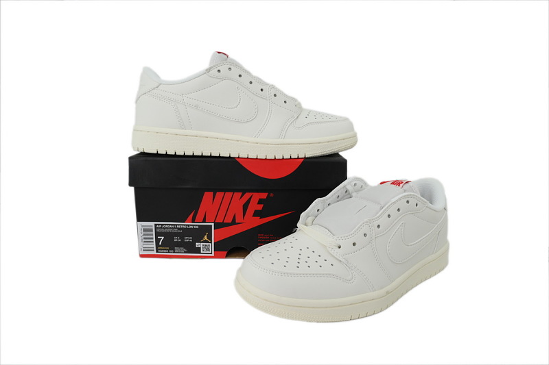 【AA1TA】白色 乔丹1代低帮 HQ6998-100 Air Jordan 1 Retro Low OG 'Sail'