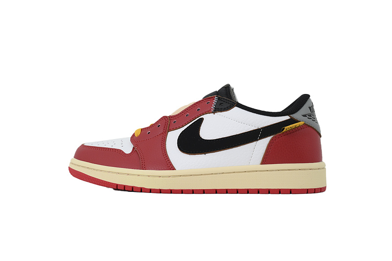 【AA1TA】黑红灰 乔丹1代低帮 HV8566-600 Union LA x AJ 1 Retro Low