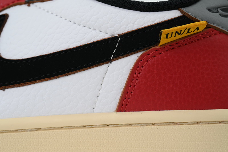 【AA1TA】黑红灰 乔丹1代低帮 HV8566-600 Union LA x AJ 1 Retro Low