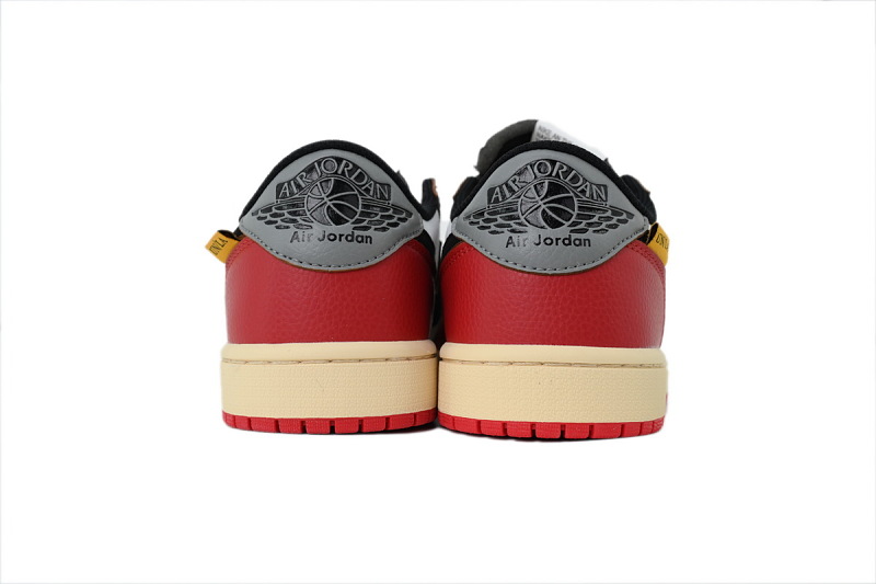 【AA1TA】黑红灰 乔丹1代低帮 HV8566-600 Union LA x AJ 1 Retro Low