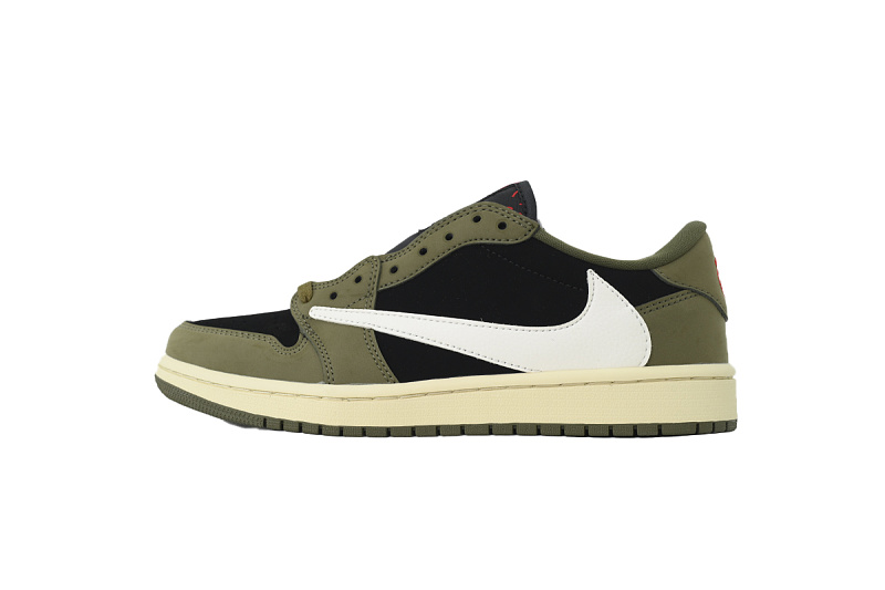 【AA1TA】军绿 乔丹1代低帮 DM7866-002 Travis Scott x Air Jordan 1 Low OG SP 'Black Olive'