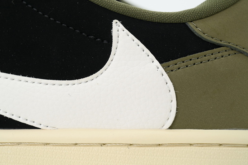 【AA1TA】军绿 乔丹1代低帮 DM7866-002 Travis Scott x Air Jordan 1 Low OG SP 'Black Olive'