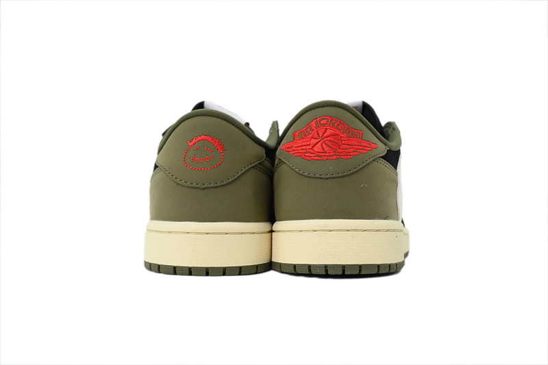 【AA1TA】军绿 乔丹1代低帮 DM7866-002 Travis Scott x Air Jordan 1 Low OG SP 'Black Olive'