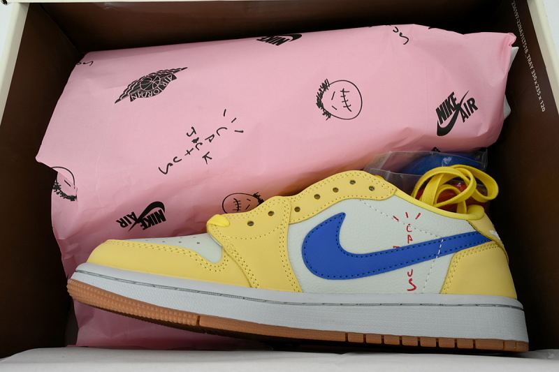 【AA1TA】金丝雀 乔丹1代低帮 DZ4137-700 Travis Scott x Wmns Air Jordan 1 Retro Low OG SP 'Canary'