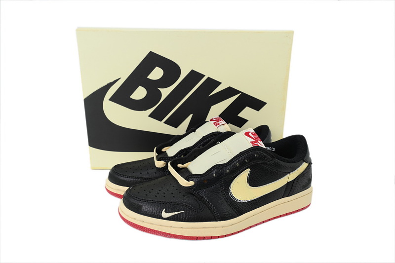 【AA1TA】白黑红 乔丹1代低帮 IB8958-001 Nigel Sylvester x Air Jordan 1 Low OG 'Better With Time'