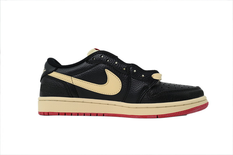 【AA1TA】白黑红 乔丹1代低帮 IB8958-001 Nigel Sylvester x Air Jordan 1 Low OG 'Better With Time'