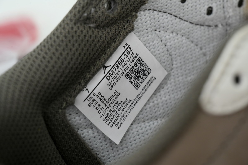 【AA1TA】白棕 乔丹1代低帮 DM7866-162 Travis Scott x Air Jordan 1 Retro Low OG 'Reverse Mocha'