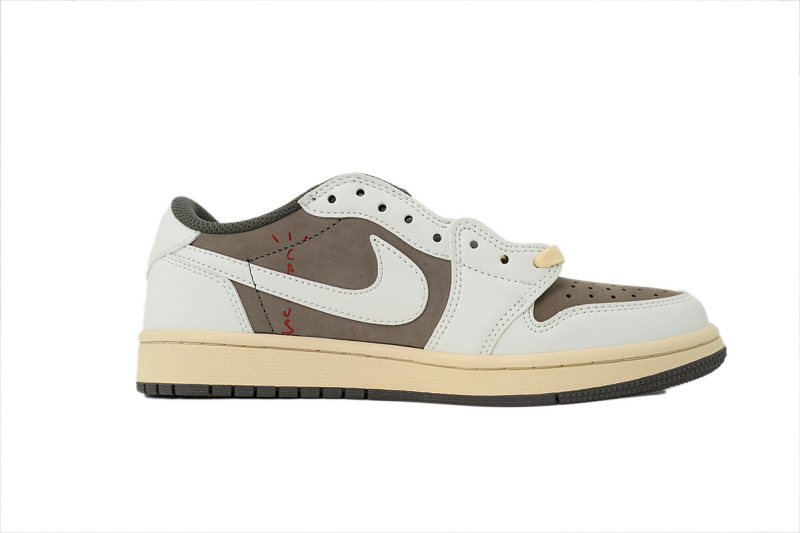 【AA1TA】白棕 乔丹1代低帮 DM7866-162 Travis Scott x Air Jordan 1 Retro Low OG 'Reverse Mocha'