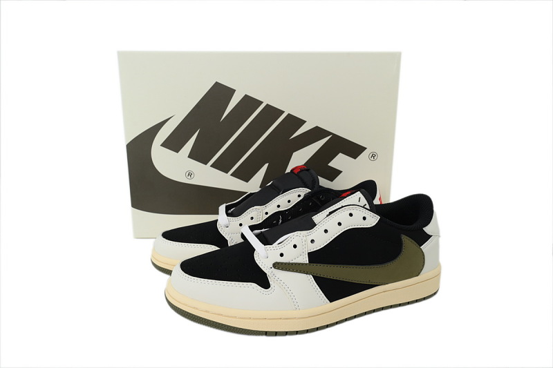 【AA1TA】橄榄绿 乔丹1代低帮 DZ4137-106 Travis Scott x Wmns Air Jordan 1 Retro Low OG SP 'Olive'