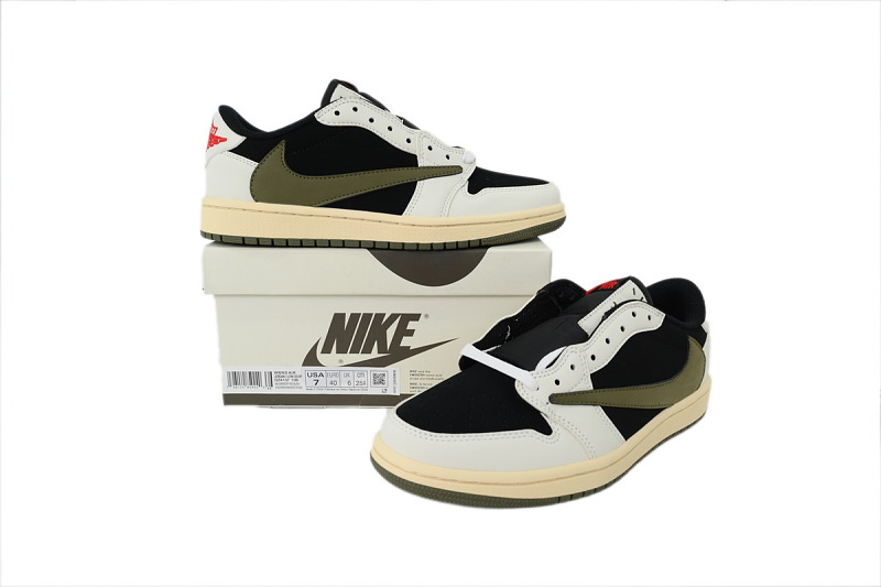 【AA1TA】橄榄绿 乔丹1代低帮 DZ4137-106 Travis Scott x Wmns Air Jordan 1 Retro Low OG SP 'Olive'