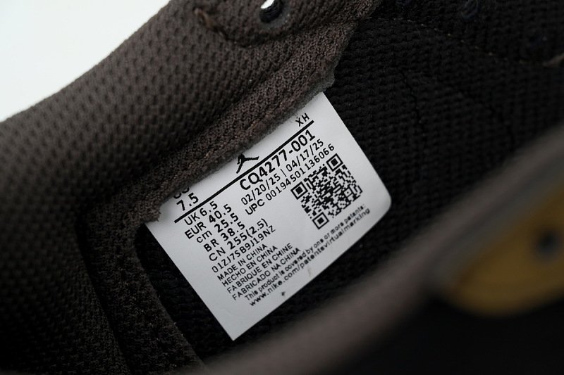 【AA1TA】深棕 乔丹1代低帮 CQ4277-001 Travis Scott x Air Jordan 1 Low 'Mocha'
