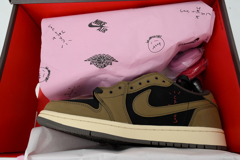 【AA1TA】深棕 乔丹1代低帮 CQ4277-001 Travis Scott x Air Jordan 1 Low 'Mocha'