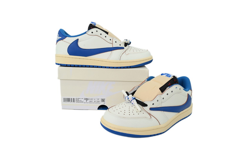 【AA1TA】藤原浩闪电2.0 乔丹1代低帮 DM7866-104 Fragment Design x Travis Scott x Air Jordan 1 Retro Low