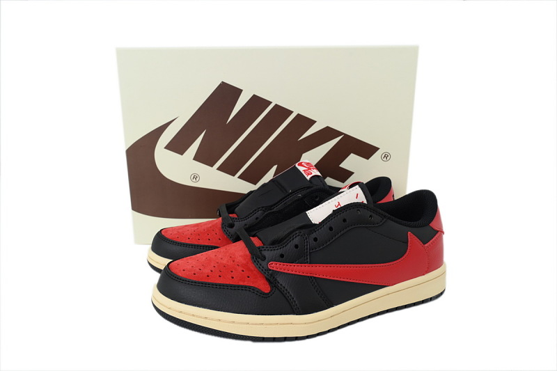 【AA1TA】红黑 乔丹1代低帮 DM7866-061 Travis Scott x Air Jordan 1 Low “Red/Black”