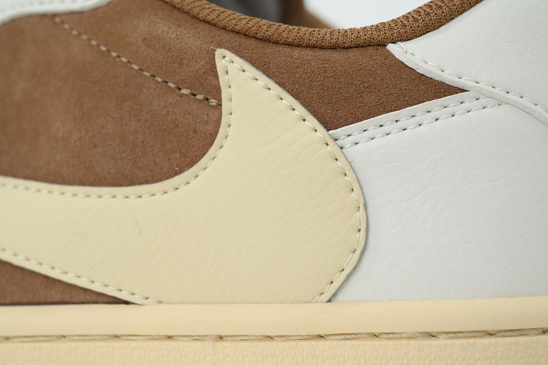 【AA1TA】白粉棕 乔丹1代低帮 DM7866-106 Travis Scott × Nike Air Jordan 1 Low OG SP "Sail/Shy Pink"
