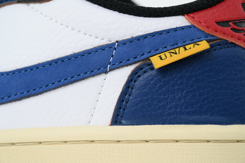 【AA1TA】蓝黑红 乔丹1代低帮 BV1301-146 UNION × Nike Air Jordan 1 Retro Low OG NRG