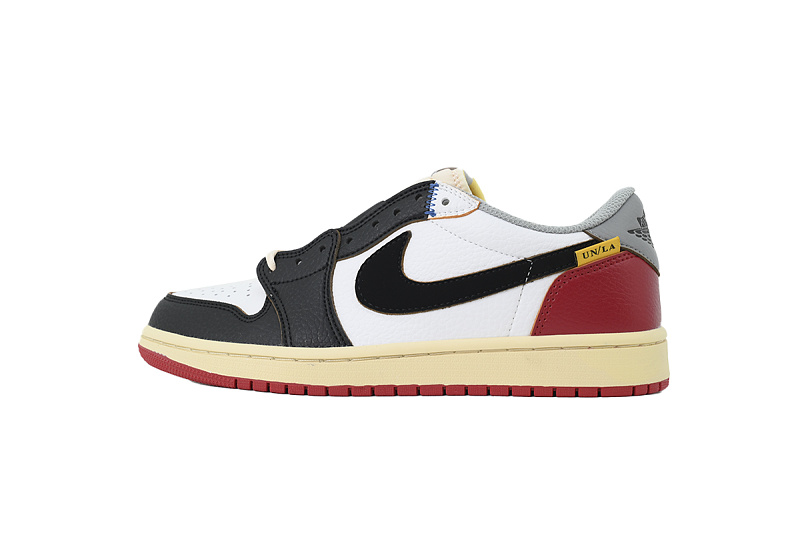 【AA1TA】黑红 乔丹1代低帮 HV8566-106 Union LA x AJ 1 Retro Low Black Toe