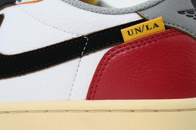 【AA1TA】黑红 乔丹1代低帮 HV8566-106 Union LA x AJ 1 Retro Low Black Toe