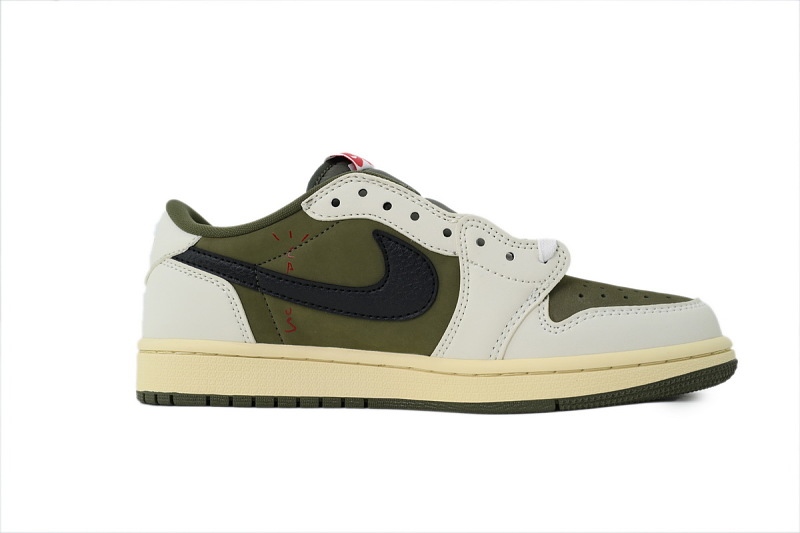 【AA1TA】米绿 乔丹1代低帮 DM7866-200 Travis Scott x Air Jordan 1 Retro Low OG SP 'Reverse Olive /Medium Olive