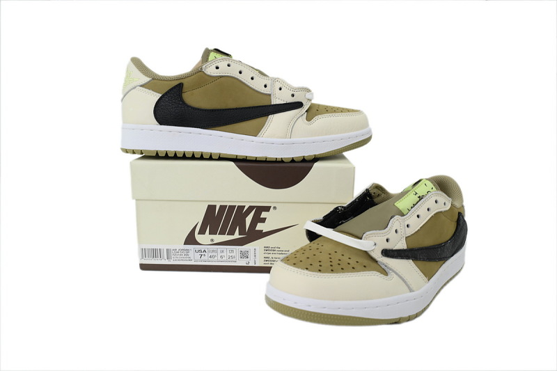 【AA1TA】高尔夫 乔丹1代低帮 FZ3124-200 Travis Scott x Air Jordan 1 Low Golf 'Neutral Olive'