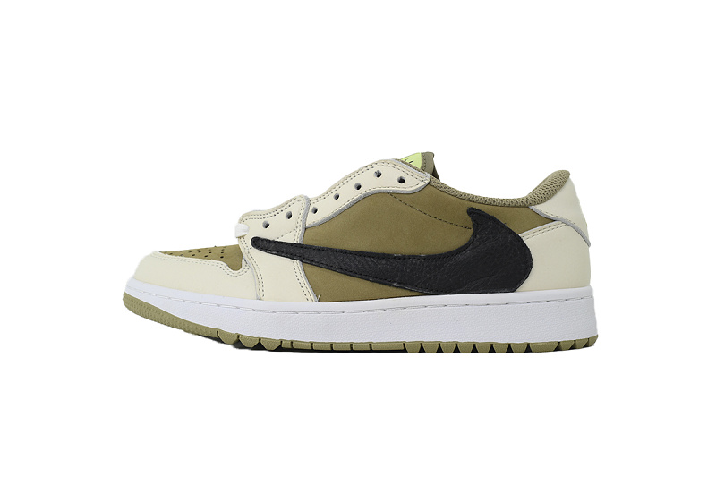 【AA1TA】高尔夫 乔丹1代低帮 FZ3124-200 Travis Scott x Air Jordan 1 Low Golf 'Neutral Olive'