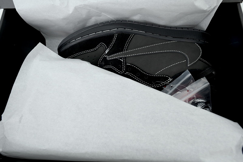 【AA1TA】黑武士 乔丹1代低帮 DM7866-001 Travis Scott x Air Jordan 1 Retro Low OG SP 'Black Phantom'