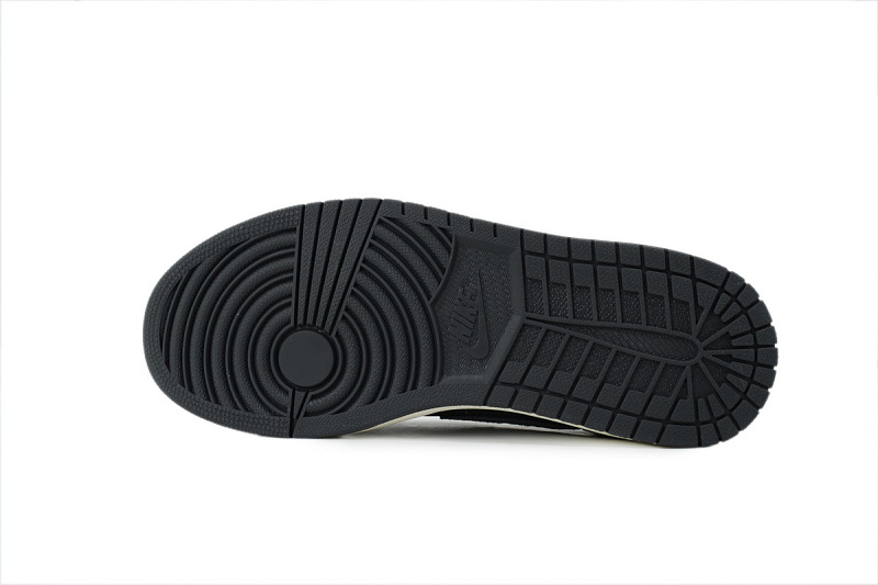 【AA1XH】黑灰倒钩 乔丹1代低帮 DM7866-001 Travis Scott x Air Jordan 1 Retro Low OG 'Black and Gray'