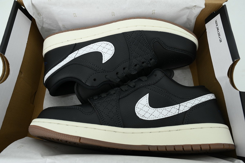 【AA1AQ】黑白方格勾 乔丹1代低帮 IO2047-001 Air Jordan 1 Low SE 'Off-Noir'