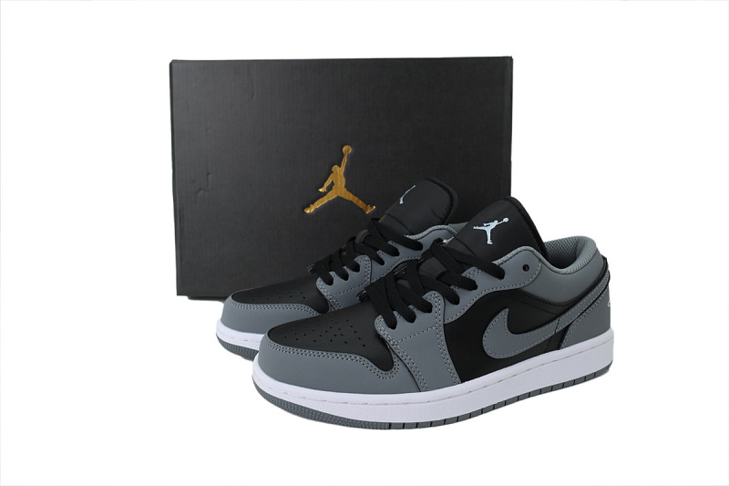 【AA1AQ】黑青灰 乔丹1代低帮 IU7550-065 Air Jordan 1 Low 'Cool Grey Black'