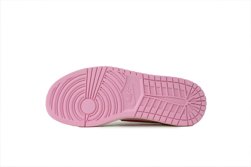 【AA1XH】粉色倒钩 乔丹1代低帮 IQ7604-101 Travis Scott x Air Jordan 1 Retro Low OG 'Sail Tropical Pink'