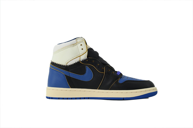 【DA0OG】UN白闪电 OG版乔丹1代篮球鞋IO7847-001Fragment DesignxUnion LA x Air Jordan 1 Retro High OG'Sport Royal'