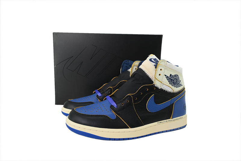 【DA0OG】UN白闪电 OG版乔丹1代篮球鞋IO7847-001Fragment DesignxUnion LA x Air Jordan 1 Retro High OG'Sport Royal'