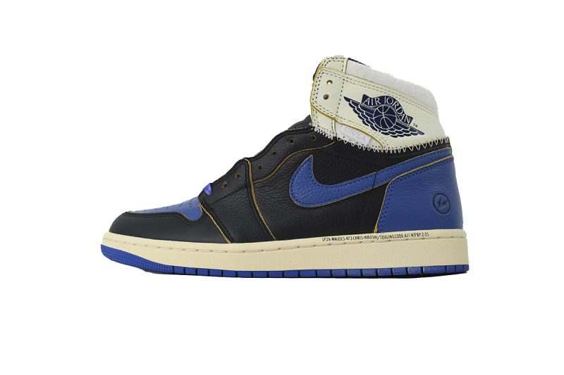 【DA0OG】UN白闪电 OG版乔丹1代篮球鞋IO7847-001Fragment DesignxUnion LA x Air Jordan 1 Retro High OG'Sport Royal'