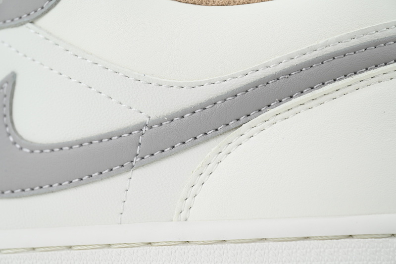 【AA1XH】A奶茶灰 乔丹1代低帮 553558-169 Air Jordan 1 Low 'Sail College Grey'