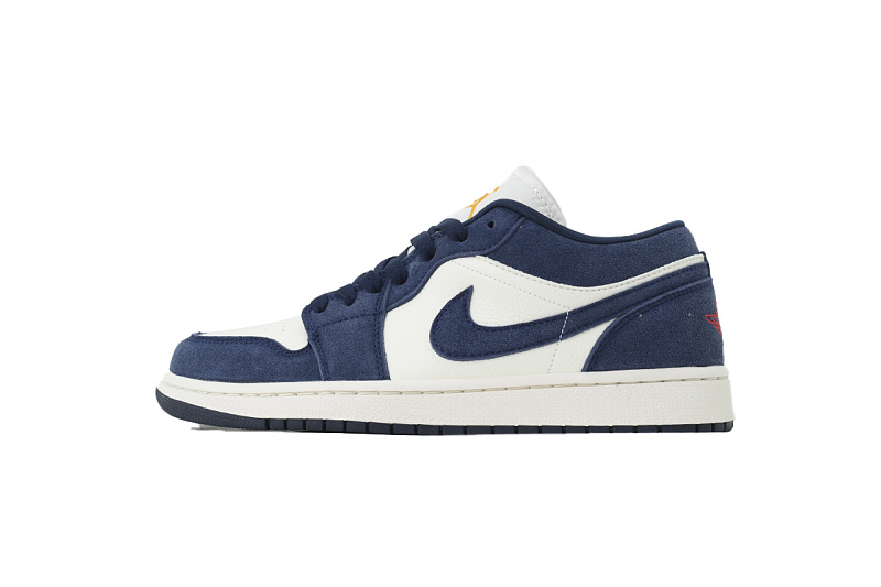 【AA1XH】A海军蓝 乔丹1代低帮 IO7448-400 Air Jordan 1 Low SE 'Obsidian University Gold'