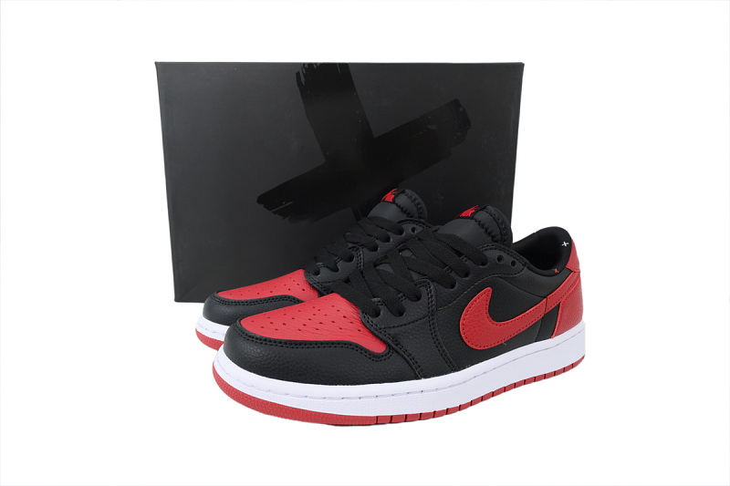 【AA1XH】低OG禁穿 乔丹1代低帮 HQ6998-001 Air Jordan 1 Retro Low OG 'Banned'