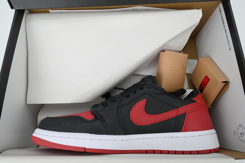 【AA1XH】低OG禁穿 乔丹1代低帮 HQ6998-001 Air Jordan 1 Retro Low OG 'Banned'