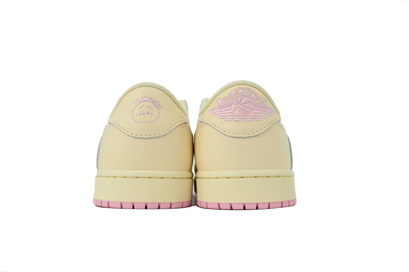 【CA1RN】浅粉倒钩 RN版乔丹1代低帮 IQ7604-100 Travis Scott x Air Jordan 1 Retro Low OG 'Muslin Pink'