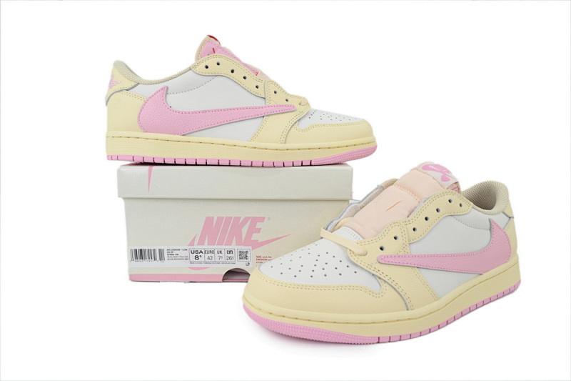 yupoo_319889_b0afc452.jpg 【BA9ZY】米黄粉 ZY版乔丹1代低帮 IQ7604-100 Travis Scott x Air Jordan 1 Retro Low OG 'Muslin Pink'