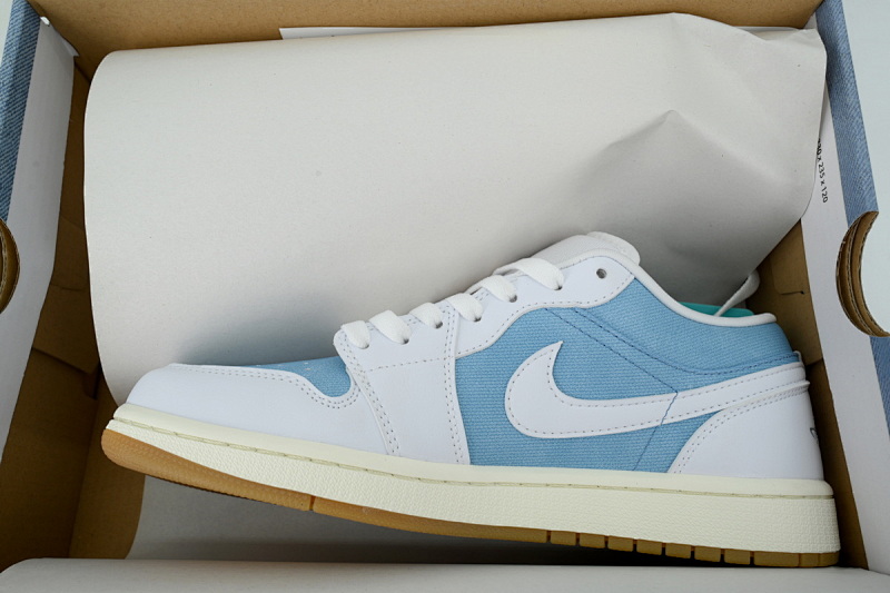 【AA1XH】A水洗牛仔玉 乔丹1代低帮 HQ2004-400 Wmns Air Jordan 1 Low SE 'Denim Worn Blue'