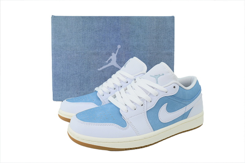 【AA1XH】A水洗牛仔玉 乔丹1代低帮 HQ2004-400 Wmns Air Jordan 1 Low SE 'Denim Worn Blue'