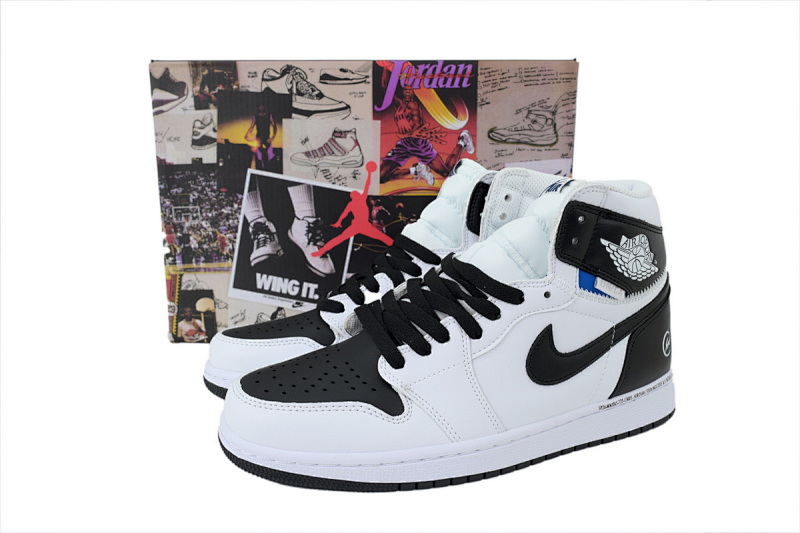 【BA7XH】六冠王米黑 乔丹1代复古篮球鞋 117282-100 Union LA x Air Jordan 1 Retro Six Time Champion Mihei