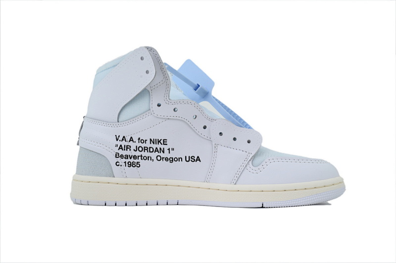 【EA5OG】复刻白联名 OG版乔丹1代低帮 AA3834-100 Off-White x Air Jordan 1 Retro High OG 'Alaska'