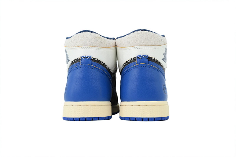 【EA7LR】闪电UN黑蓝 LJR版本乔丹1代 IO7847-001 Fragment Design x Union LA x Air Jordan 1 Retro High OG 'Sport Ro